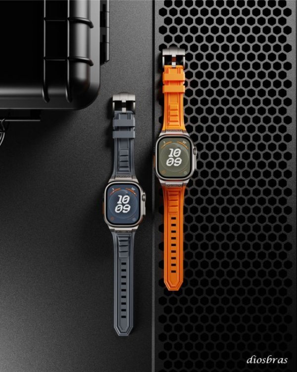 画像2: アップルウォッチ 高級 バンド シリコン スポーツ ラバーバンド クリア　透明　apple watch バンド アップルウォッチバンド 42mm 44mm 45mm 49mm  6 /7/8/ULTRA/SE おしゃれ かわいい レディース バンド くすみカラー