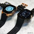 画像3: apple watch アップルウォッチ  バンド ステンレス ケース　カバー 一体型 バンド ラバー 高級ベルト ケースバンド メンズ ベルト ステンレス 44mm 40mm 41mm 45mm 一体型 おしゃれ 腕時計 プレゼント クロコダイル レザーストラップ  Series4/5/6/7/8/SE