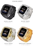 画像5: apple watch アップルウォッチ シリーズ10 46mm  バンド ステンレス ケース　カバー 一体型 バンド ラバー 高級ベルト ケースバンド メンズ ベルト ステンレス 44mm 40mm 45mm 一体型 おしゃれ 腕時計 クロコダイル レザーストラップ  Series10