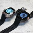 画像11: apple watch アップルウォッチ  バンド ステンレス ケース　カバー 一体型 バンド ラバー 高級ベルト ケースバンド メンズ ベルト ステンレス 44mm 40mm 41mm 45mm 一体型 おしゃれ 腕時計 プレゼント クロコダイル レザーストラップ  Series4/5/6/7/8/SE (11)