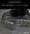 画像8: 【1年保証】アップルウォッチ  バンド ステンレス ケース　カバー 一体型 バンド ラバー apple watch 高級ベルト ケースバンド メンズ ベルト ステンレス 44mm 40mm 41mm 45mm 一体型 おしゃれ 腕時計 クロコダイル レザーストラップ (8)